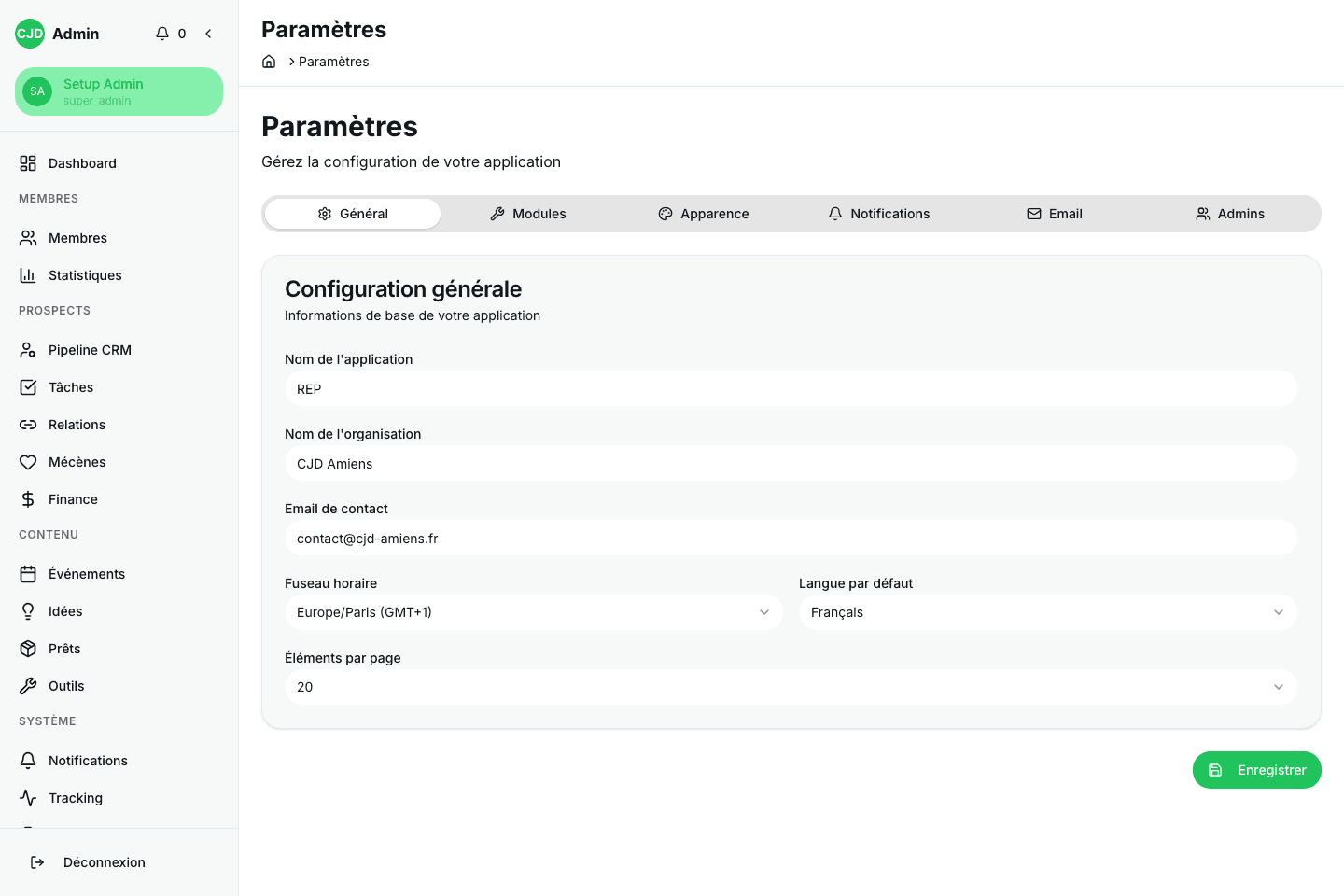 Personnalisation